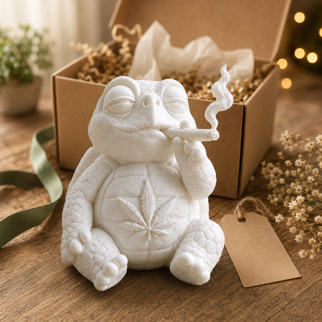 Shellax Beanie – weiße Schildkrötenfigur aus der Shellax-Kollektion, Ansicht 7.