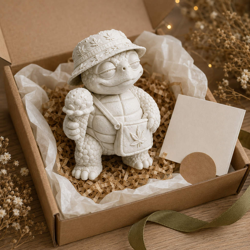 Shellax Coco – kreative Bemal- und Dekoidee für eine weiße Shellax Figur, Ansicht 9.