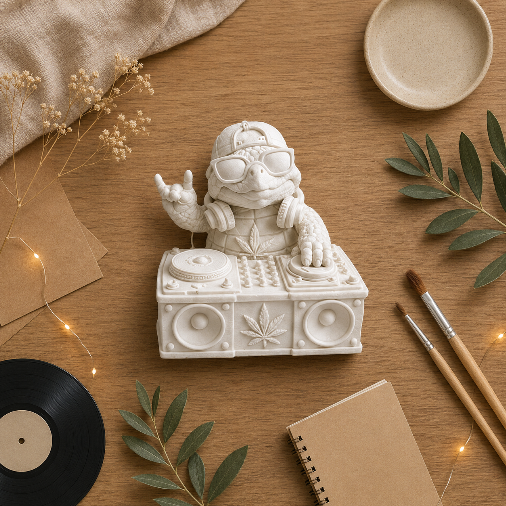 Shellax DJ – Shellax Schildkröte zum Bemalen als kleines DIY-Projekt, Ansicht 10.