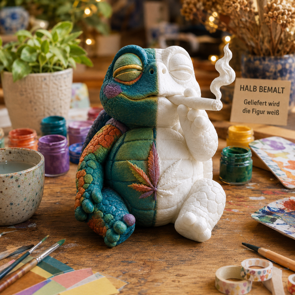 Beanie – Shellax Turtle for Painting